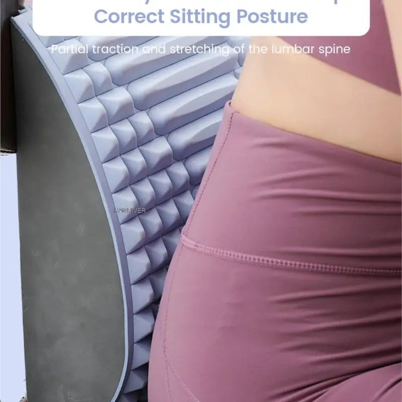 Back Massage Stretcher Cervical Spine Support Chiropractic Lumbar Relief Brace Neck Foot Waist Massage Spine Pillow Pain Relief
