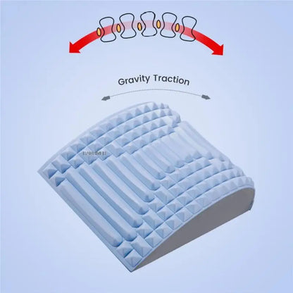 Back Massage Stretcher Cervical Spine Support Chiropractic Lumbar Relief Brace Neck Foot Waist Massage Spine Pillow Pain Relief